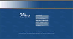 Desktop Screenshot of bjorklaw.com